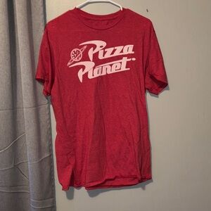 Disney Red Pizza Planet Short Sleeve Tee